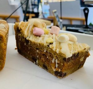 Biscoff Rocky Road Cookie Slice at The Tree Rooms in Peterlee