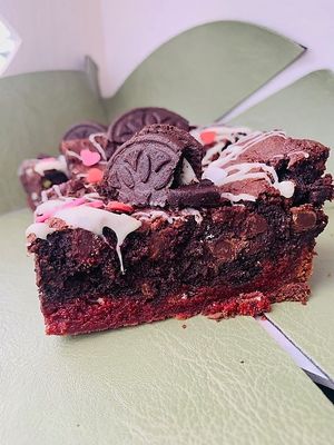 Red Velvet 'Slutty' Brookie at The Tree Rooms in Peterlee