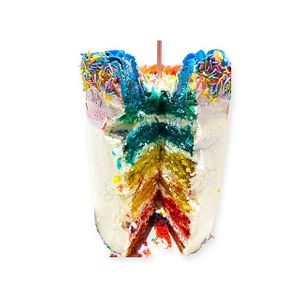 Rainbow Celebration Cake at The Tree Rooms in Peterlee