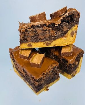 Salted Caramel Brookies at The Tree Rooms in Peterlee