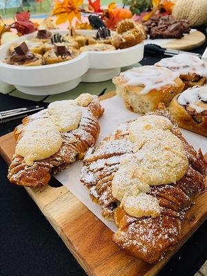 Almond Croissants at The Tree Rooms in Peterlee