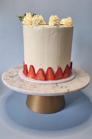 Victoria Sponge Celebration Cake at The Tree Rooms in Peterlee