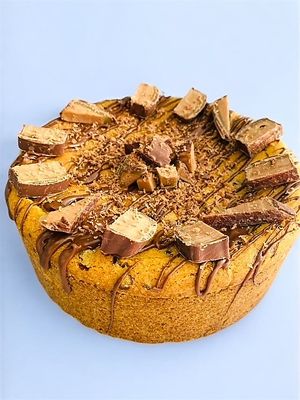 Salted Caramel Cookie Pie for a birthday celebration at The Tree Rooms in Peterlee