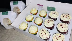 Lemon & Red Velvet Cupcakes at The Tree Rooms in Peterlee