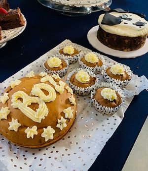 Doggy cake and Pup Cakes (plant based made for dogs but edible to humans too!) at The Tree Rooms in Peterlee