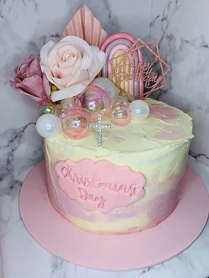 Christening/Birthday Celebration Cake at The Tree Rooms in Peterlee