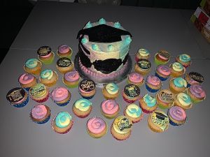 Class of '22 Celebration Cake & Cupcakes at The Tree Rooms in Peterlee