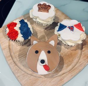 Cupcakes for the Queen's Jubilee at The Tree Rooms in Peterlee