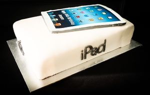 iPad Celebration Cake at The Tree Rooms in Peterlee