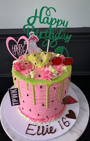 Harry Styles Themed Celebration Cake at The Tree Rooms in Peterlee