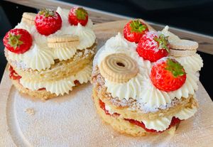 Mini Victoria Sponge Cakes at The Tree Rooms in Peterlee