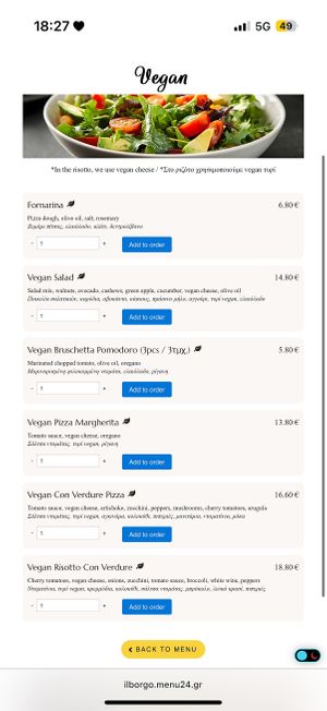   at Il Borgo in Rhodes