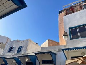 Outside at Chez Omar in Essaouira