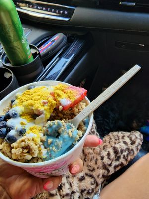 Maui Bowl.  Can leave off pollen for vegan. at SunLife Organics in Austin