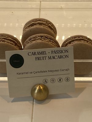 One of the many Vegan Macarons   at Ethique Plant-based in Istanbul
