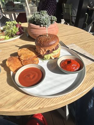 Ethique burger  at Ethique Plant-based in Istanbul