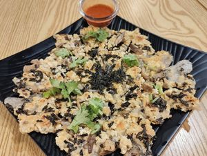 Vegan orh luak ie fried oyster at So Green in East Singapore