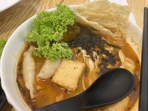 Ban mee mala Tom yam  at So Green in East Singapore