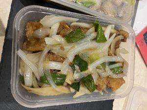 Tofu ginger spring onion   at Rainbow Chinese Takeaway in Poole