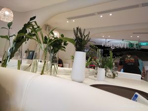 Interior design  #Veganuary at iVegan 爱素 - Katong in Central Singapore