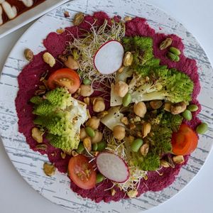 Baked Romanesco at iVegan 爱素 - Katong in Central Singapore