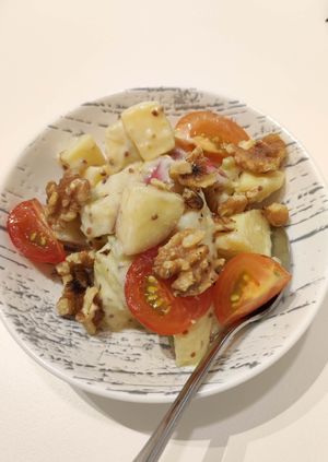 Waldorf Salad - starter for set meal at iVegan 爱素 - Katong in Central Singapore