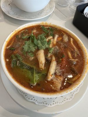 Tom yum soup 9/10  at iVegan 爱素 - Katong in Central Singapore