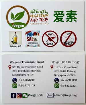   at iVegan 爱素 - Katong in Central Singapore
