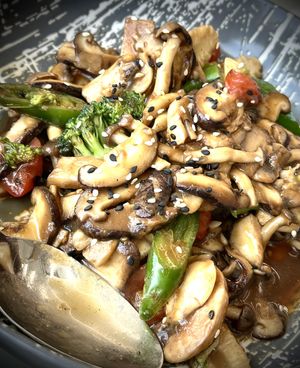 Mixed Mushrooms   at iVegan 爱素 - Katong in Central Singapore
