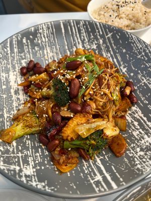 Mala pot  at iVegan 爱素 - Katong in Central Singapore