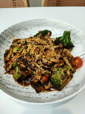 Mixed mushroom dish at iVegan 爱素 - Katong in Central Singapore