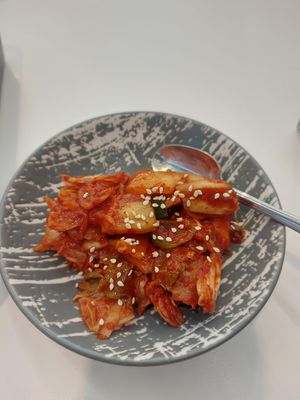 Free kimchi appetiser at iVegan 爱素 - Katong in Central Singapore