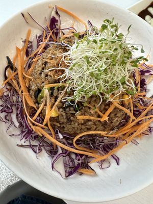 Olive fried ricee  at iVegan 爱素 - Katong in Central Singapore