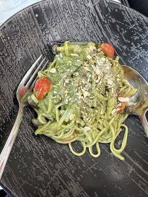 Pesto linguini   at iVegan 爱素 - Katong in Central Singapore