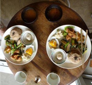 Live Gallery meal at Life Gallery in Oita