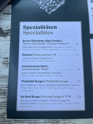   at Weidstübli in Lauterbrunnen