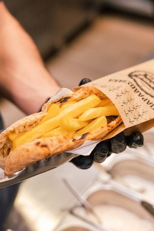 Kokos pitta at Kokos Pitta in Lefkada