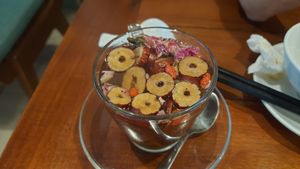 Ginger tea  at Nhà Hàng Chay NẤM in Phu Quoc