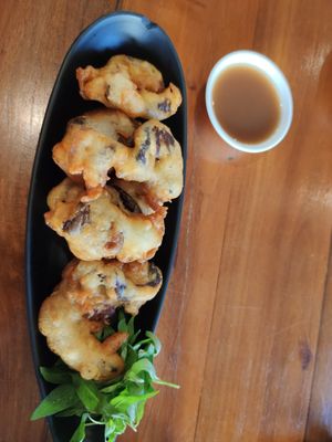 Mushrooms with tamarind sauce at Nhà Hàng Chay NẤM in Phu Quoc