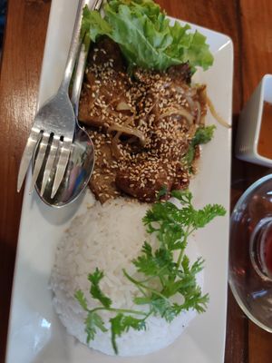 Vegan chicken at Nhà Hàng Chay NẤM in Phu Quoc