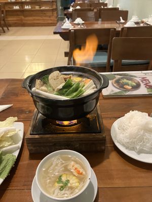 hot pot !!   at Nhà Hàng Chay NẤM in Phu Quoc