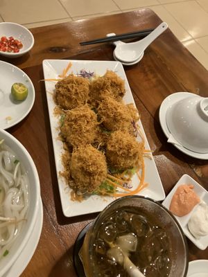 silke tofu deep fried   at Nhà Hàng Chay NẤM in Phu Quoc
