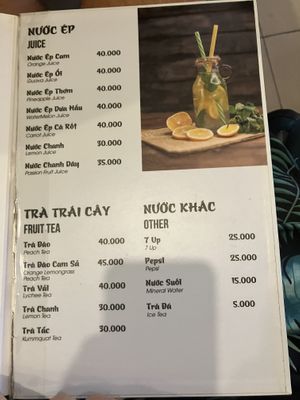 drinks   at Nhà Hàng Chay NẤM in Phu Quoc