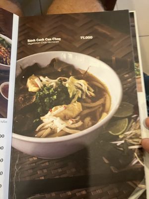 menu  at Nhà Hàng Chay NẤM in Phu Quoc