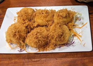 Deep fried tofu at Nhà Hàng Chay NẤM in Phu Quoc