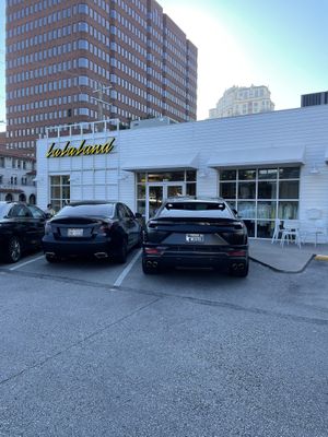 Outside  at La La Land Kind Cafe in Dallas