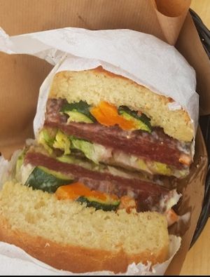 Le Végétarien at Burger Bar Le Port in Capbreton