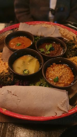Vegan plate for 2 at Simba in Gothenburg