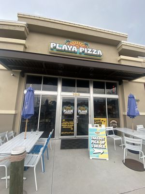 Outside  at Playa Pizza in Windermere