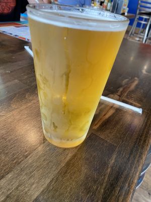 Local beer   at Playa Pizza in Windermere